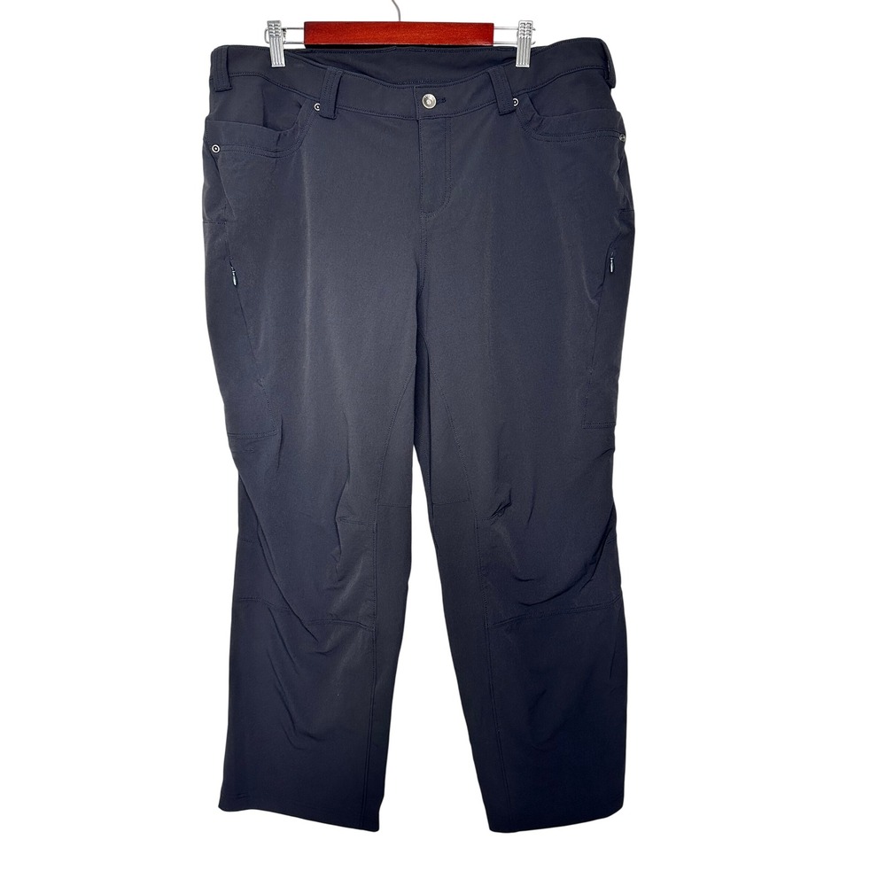 Duluth Trading Co Flexpedition Pants 18W x 29 Black Hiking Outdoor Utility